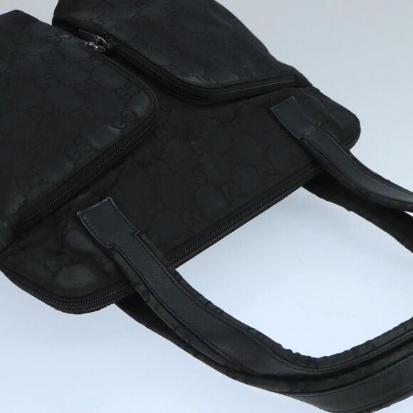 Gucci Gg Canvas Black Canvas Shoulder Bag (Pre-Owned) - Picture 9 of 16